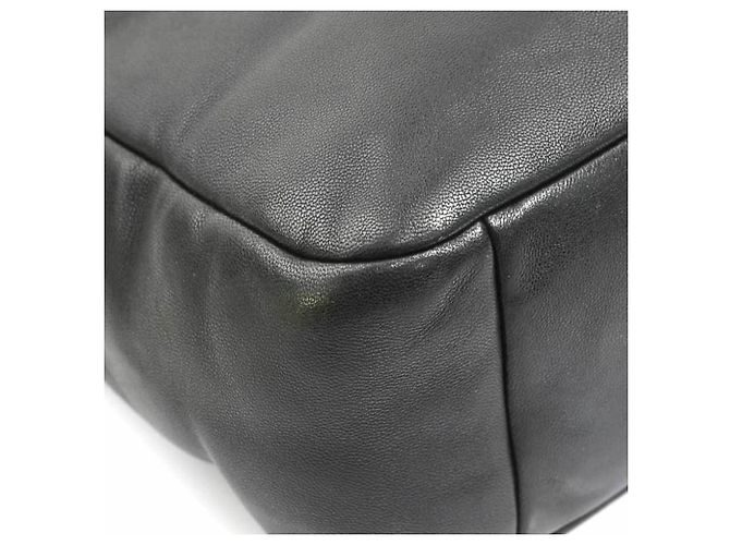 Saint Laurent Le 5 A 7 Small Leather Shoulder Bag Schwarz - Ansicht 7
