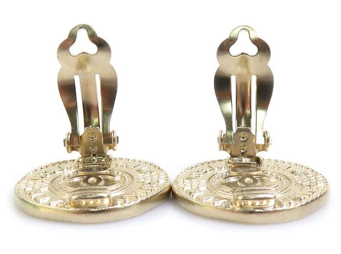 Orecchini a clip Chanel Gold D'oro - vista 5