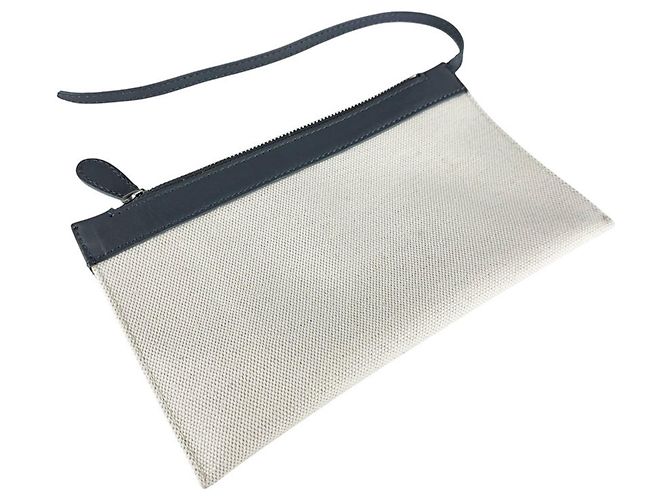 Borsa Balenciaga Cabas S Navy Marrone Crudo - vista 11