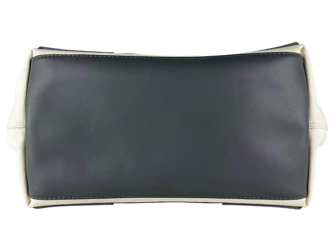 Borsa Balenciaga Cabas S Navy Marrone Crudo - vista 4