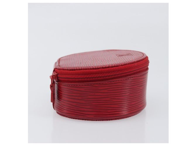 Louis Vuitton Ecrin Bijoux Epi Leather Rosso - vista 4