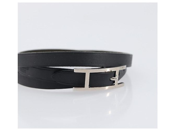 Hermès Hermes Hapi 3 Leather with Metal Schwarz - Ansicht 5
