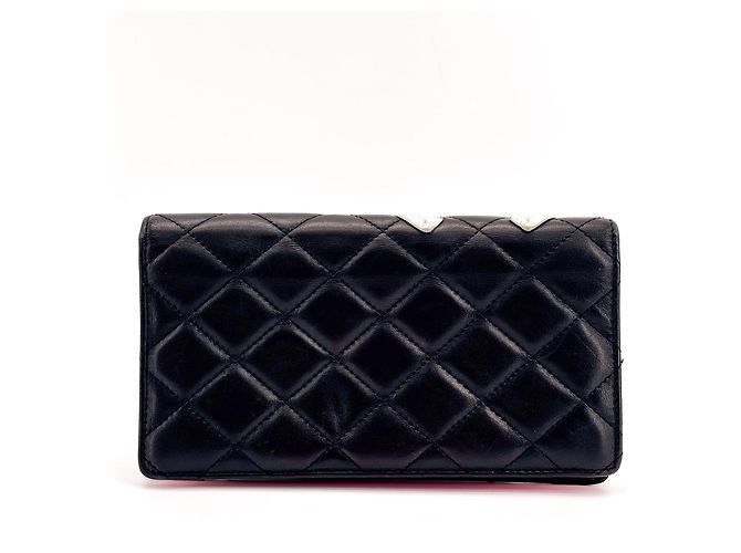 Chanel Cambon Flap Quilted Leather Small Nero - vista 2
