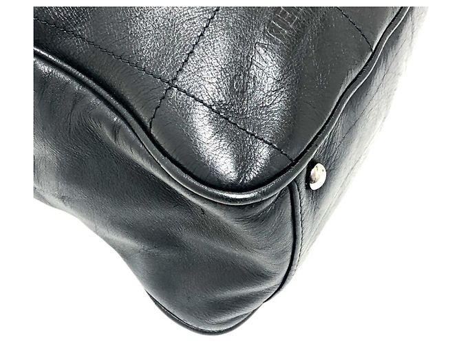 Borsa Tote Chanel Chocolate Bar Mini Boston Nero - vista 10