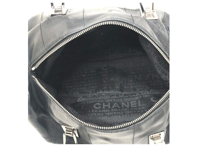 Borsa Tote Chanel Chocolate Bar Mini Boston Nero - vista 11