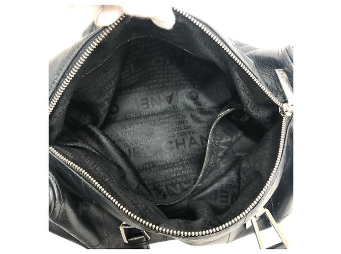 Borsa Tote Chanel Chocolate Bar Mini Boston Nero - vista 13