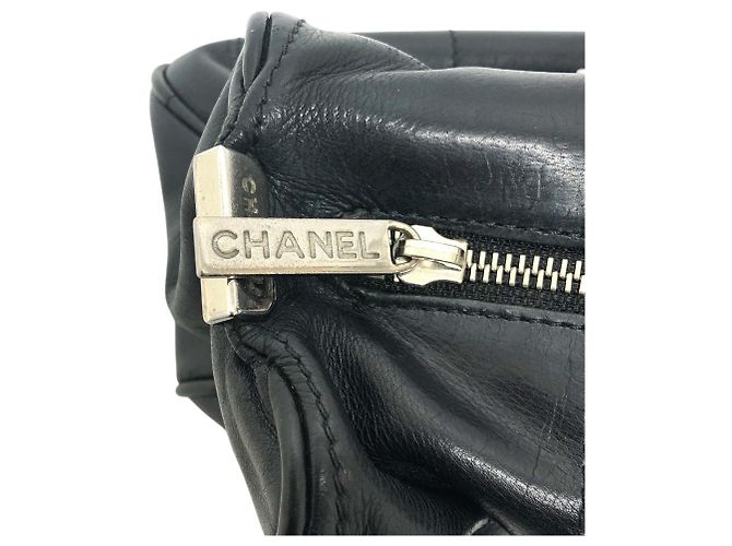 Borsa Tote Chanel Chocolate Bar Mini Boston Nero - vista 14