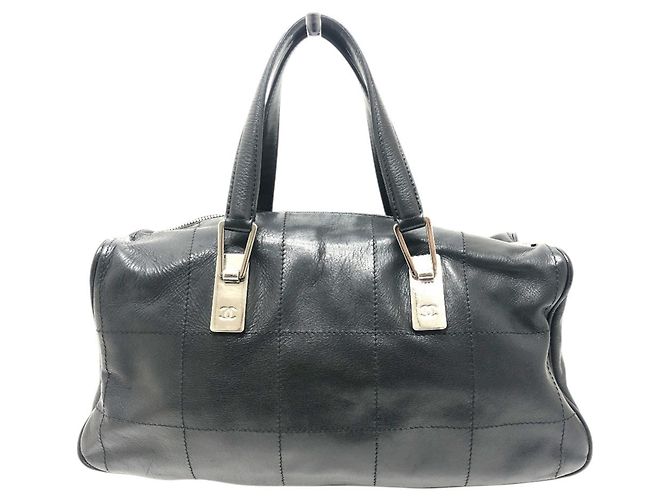 Borsa Tote Chanel Chocolate Bar Mini Boston Nero - vista 2