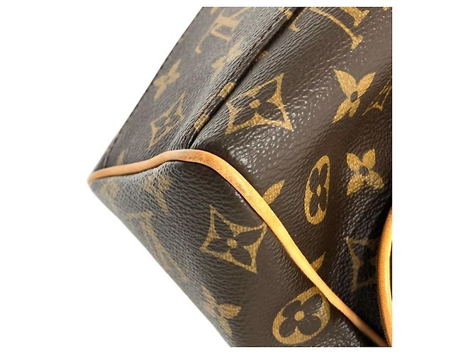 Borsa a tracolla Louis Vuitton Abesses Monogram Canvas Marrone - vista 10