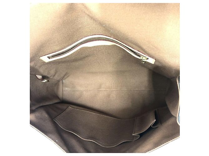 Borsa a tracolla Louis Vuitton Abesses Monogram Canvas Marrone - vista 11