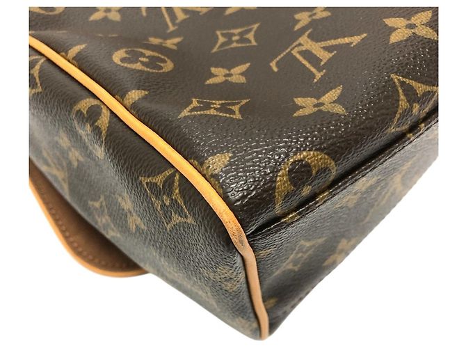 Borsa a tracolla Louis Vuitton Abesses Monogram Canvas Marrone - vista 9
