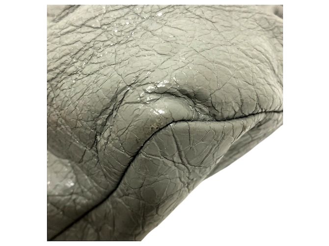 Borsa 2-Way in pelle grigia Balenciaga Marrone - vista 11