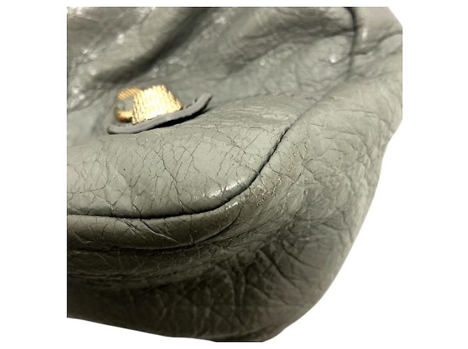 Borsa 2-Way in pelle grigia Balenciaga Marrone - vista 12