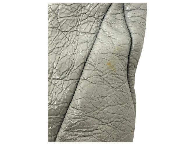 Borsa 2-Way in pelle grigia Balenciaga Marrone - vista 7