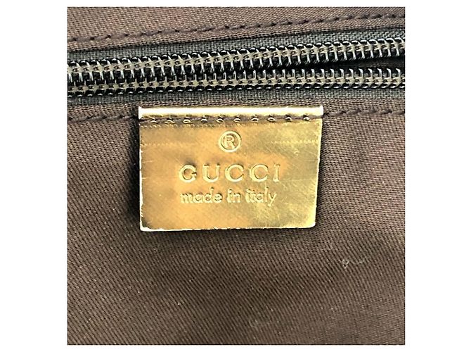 Gucci Boston Bag aus beigem GG Canvas - Ansicht 14
