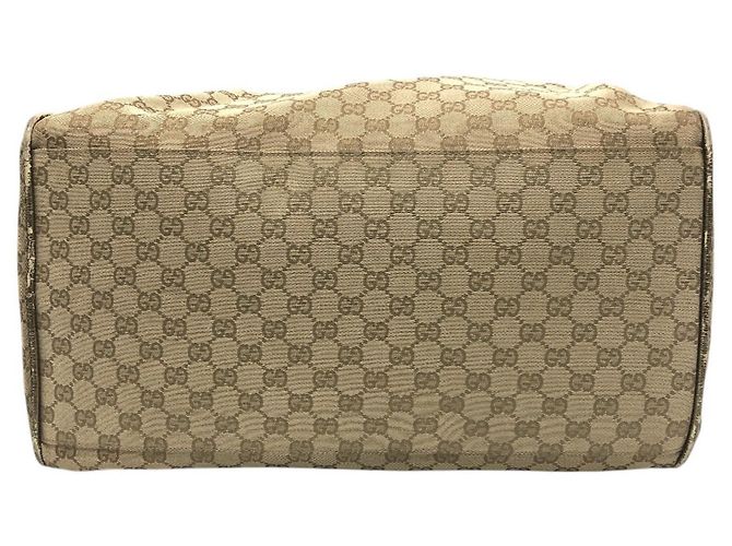 Gucci Boston Bag aus beigem GG Canvas - Ansicht 5