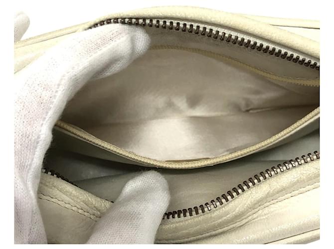 Borsa CHANEL Matelassé Coco Mark Bianco - vista 13