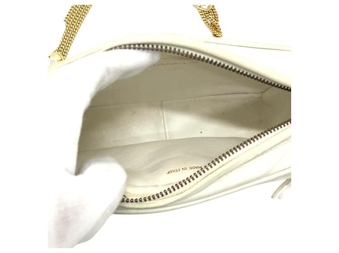 Borsa CHANEL Matelassé Coco Mark Bianco - vista 15