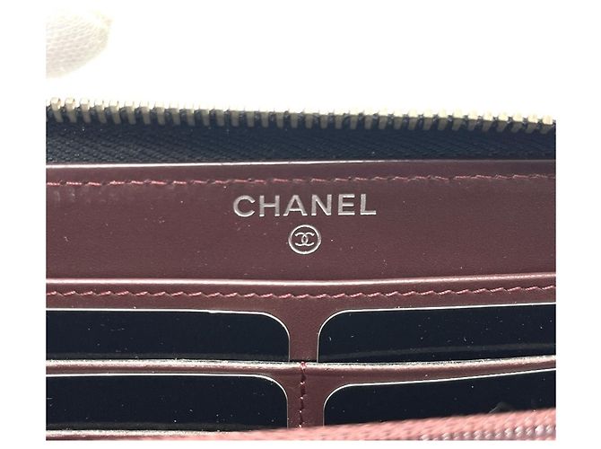 Chanel Matelassé Coco Mark langes Portemonnaie Schwarz - Ansicht 13