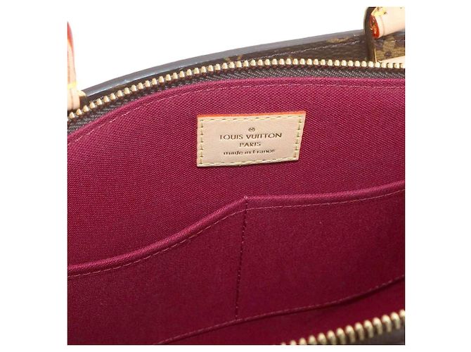 Borsa Louis Vuitton Petit Palais PM Monogram Marrone Monogramma - vista 10