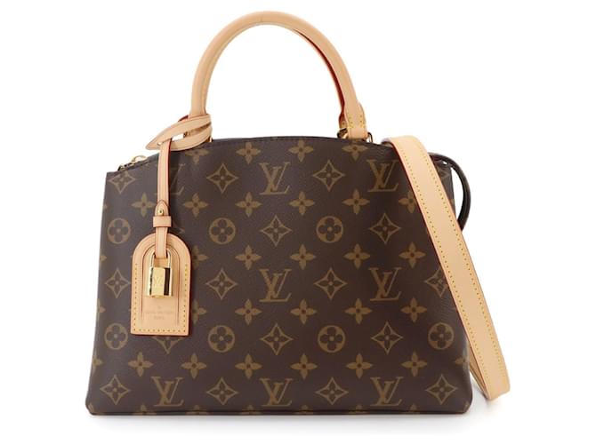 Borsa Louis Vuitton Petit Palais PM Monogram Marrone Monogramma - vista 2