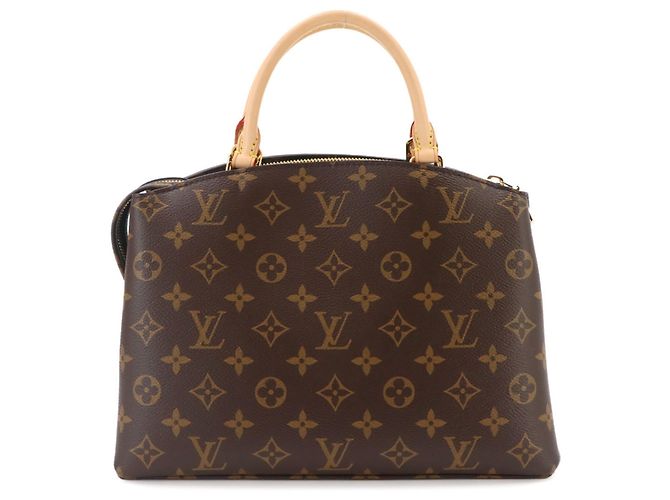 Borsa Louis Vuitton Petit Palais PM Monogram Marrone Monogramma - vista 4