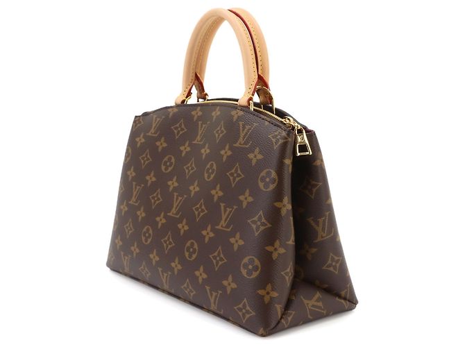 Borsa Louis Vuitton Petit Palais PM Monogram Marrone Monogramma - vista 5