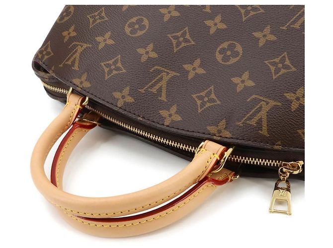 Borsa Louis Vuitton Petit Palais PM Monogram Marrone Monogramma - vista 7