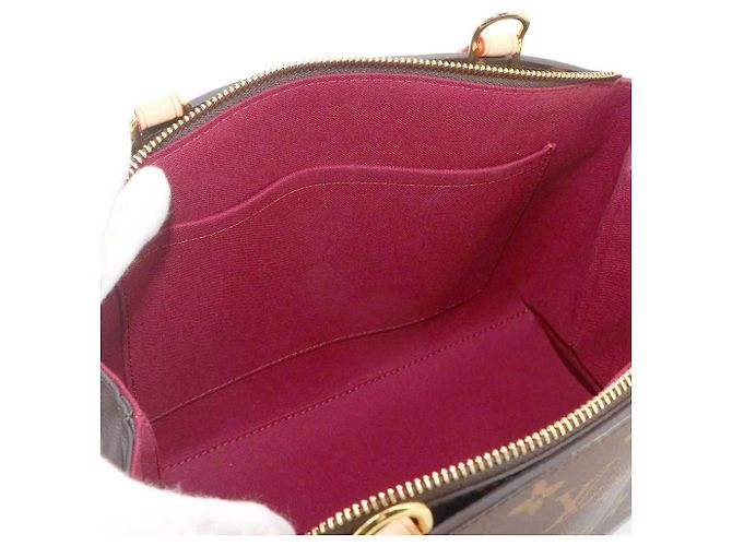 Borsa Louis Vuitton Petit Palais PM Monogram Marrone Monogramma - vista 9