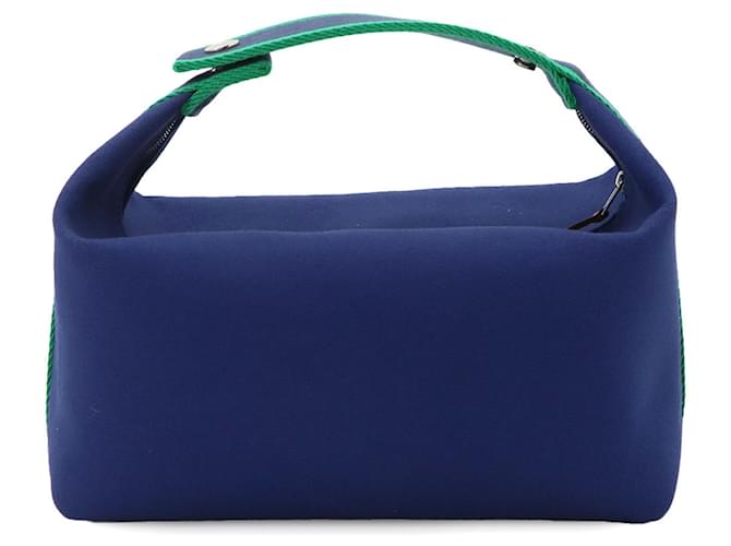 Hermès Borsa Hermes Bride a Brac GM Blu Verde - vista 2