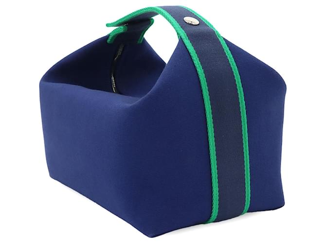 Hermès Borsa Hermes Bride a Brac GM Blu Verde - vista 3
