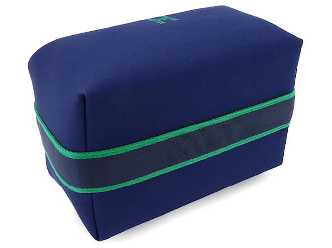 Hermès Borsa Hermes Bride a Brac GM Blu Verde - vista 4