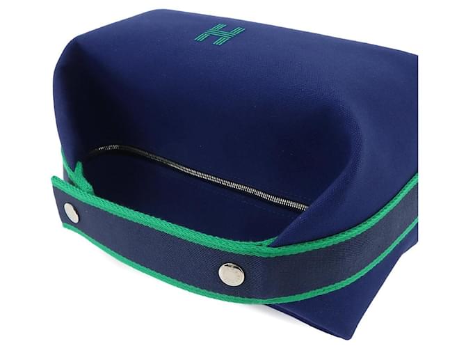 Hermès Borsa Hermes Bride a Brac GM Blu Verde - vista 5