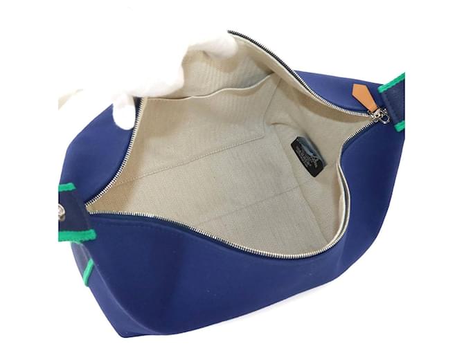 Hermès Borsa Hermes Bride a Brac GM Blu Verde - vista 6