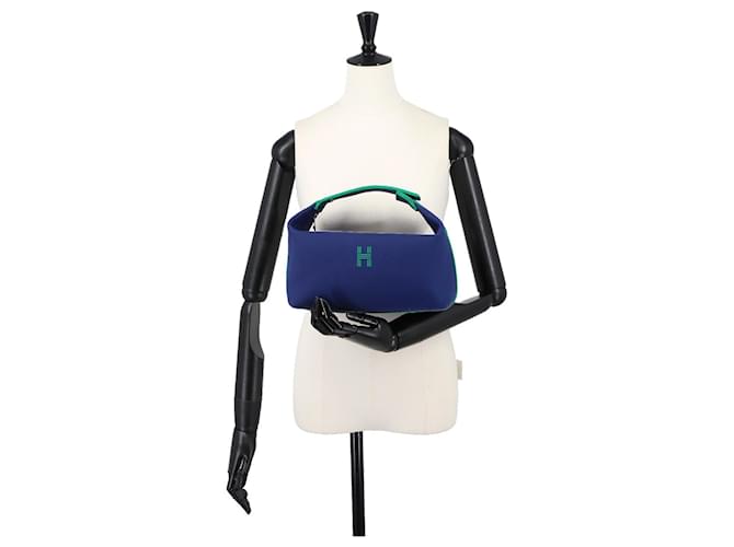 Hermès Borsa Hermes Bride a Brac GM Blu Verde - vista 8