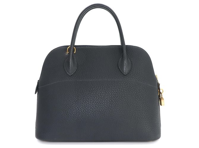 Hermès Borsa Hermes Bolide 31 in Blue Indigo - vista 3
