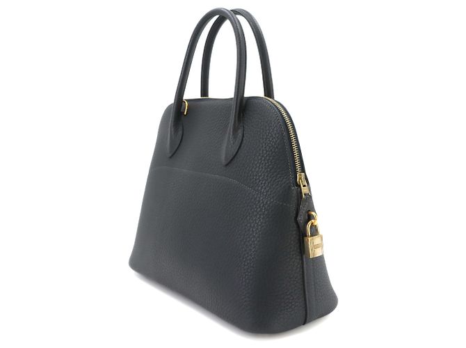 Hermès Borsa Hermes Bolide 31 in Blue Indigo - vista 4