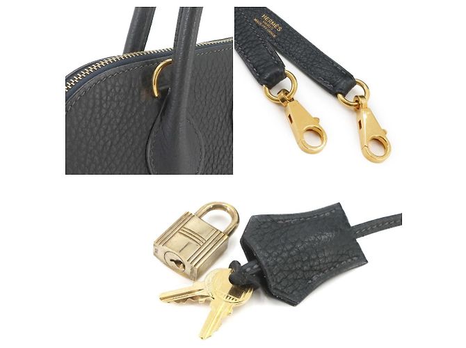 Hermès Borsa Hermes Bolide 31 in Blue Indigo - vista 9