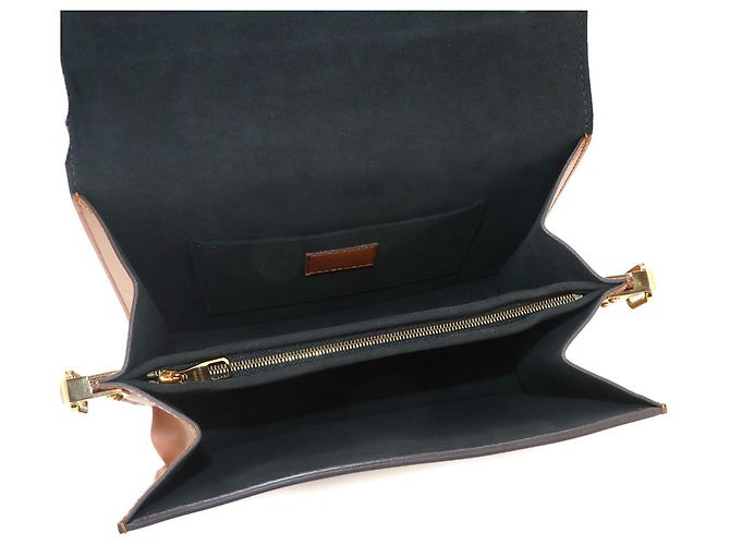 Bolsa de Ombro Louis Vuitton Monogram Reverse Dauphine MM Marrom Monograma - vista 7