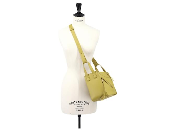 Borsa Loewe Hammock Compact Giallo - vista 10
