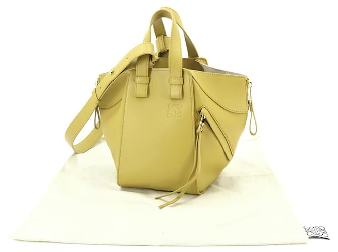 Borsa Loewe Hammock Compact Giallo - vista 2