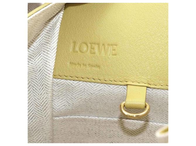 Borsa Loewe Hammock Compact Giallo - vista 8