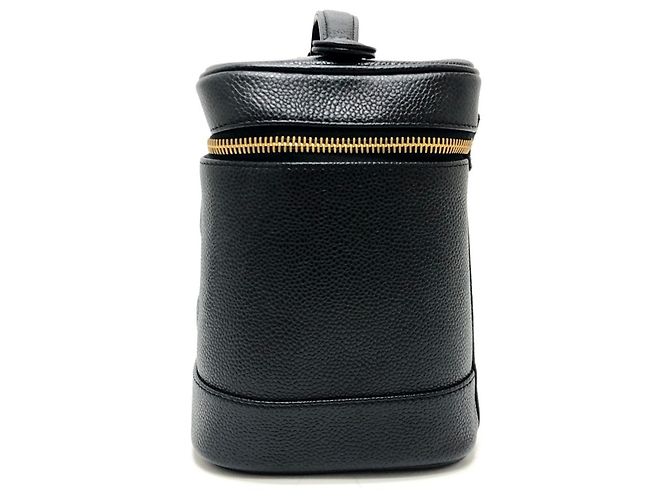 Chanel A01998 CC Coco Mark Vertical Vanity Bag Nero - vista 3