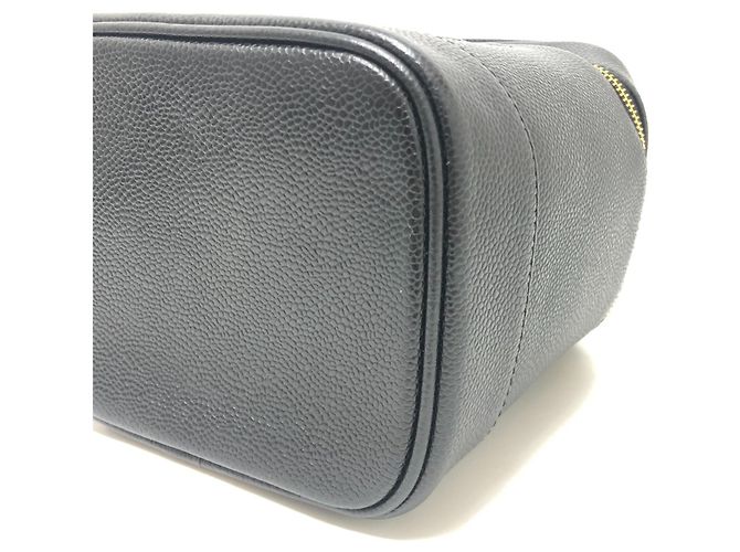 Chanel A01998 CC Coco Mark Vertical Vanity Bag Nero - vista 6