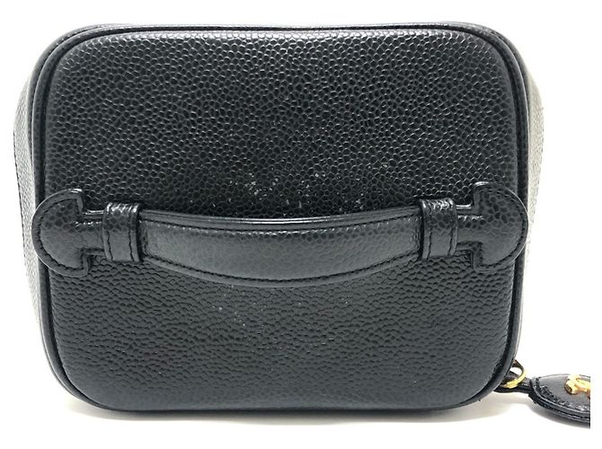 Chanel A01998 CC Coco Mark Vertical Vanity Bag Nero - vista 8