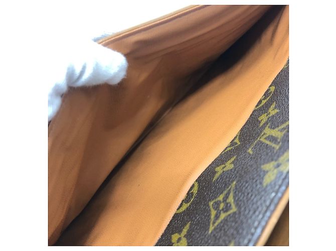 Borsa Louis Vuitton Brown Monogram Marrone - vista 9