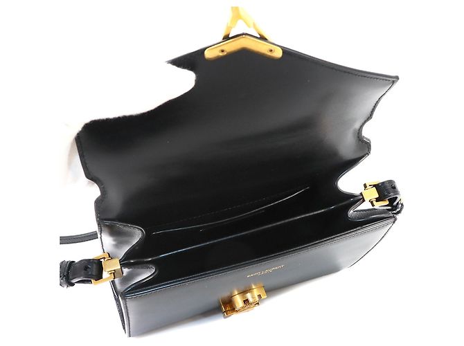 Borsa 2-way Saint Laurent Cassandra Mini Nero - vista 7