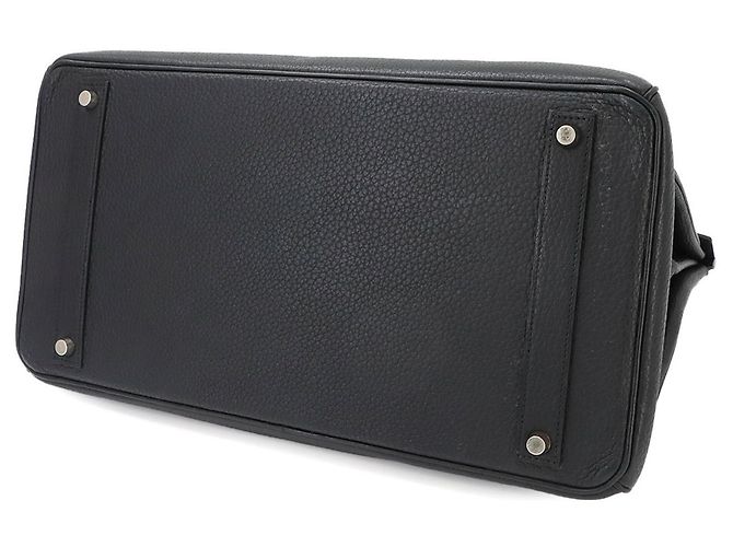 Hermès Borsa Hermes Birkin 40 in pelle Togo nera Nero - vista 4