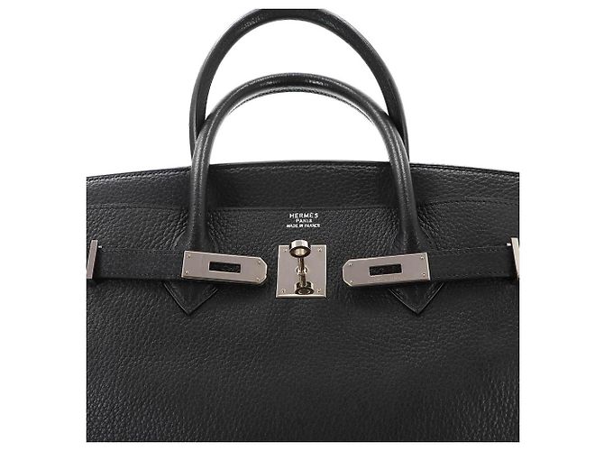 Hermès Borsa Hermes Birkin 40 in pelle Togo nera Nero - vista 7