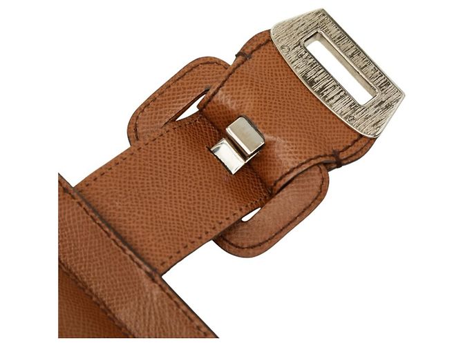 Borsa Tote Salvatore Ferragamo Gancini Marrone - vista 10